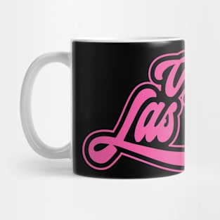 Viva las Vegan satirical humor funky retro pink Mug